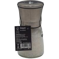Molinillo inoxidable de sal marina TOQUE, frasco 180 g