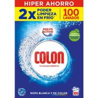Detergente en polvo COLON, maleta 100 dosis