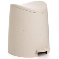 Cubo blanco roto con pedal, 3 litros Ecohome TATAY, 190x218x221 mm