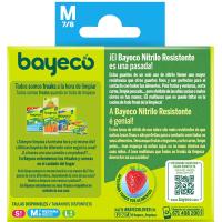 Guantes de nitrilo Talla M BAYECO, caja 20 uds
