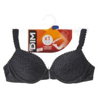 Sujetador infantil con aro y relleno, negro DIM, talla 85A