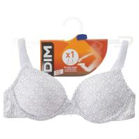 Sujetador infantil con aro y relleno, blanco DIM, talla 85B