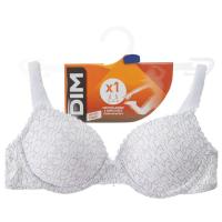 Sujetador infantil con aro y relleno, blanco DIM, talla 90A