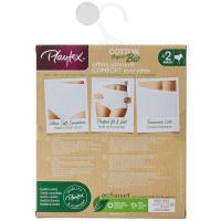 Braga maxi mujer algodón orgánico, negro talla M PLAYTEX, pack 2 uds