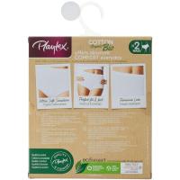 Braga maxi mujer algodón orgánico, piel talla XXL PLAYTEX, pack 2 uds