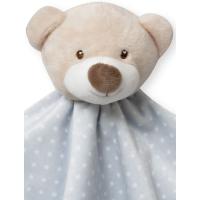 Dudu sonajero osito gris, mantita de apego para bebe, tacto extrasuave INTERBABY