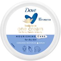 Crema nutritiva para todo el cuerpo DOVE BODY LOVE, tarro 250 ml