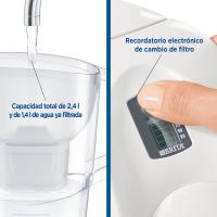 Jarra filtrante de agua Aluna blanca con 1 filtro Maxtra Pro BRITA