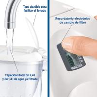 Jarra filtrante de agua Marella blanca con 2 filtro Maxtra Pro BRITA