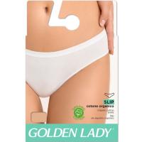 Bikini mujer liso de algodón orgánico, natural GOLDEN LADY, talla M