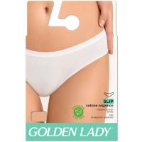 Bikini mujer liso de algodón orgánico, natural GOLDEN LADY, talla L