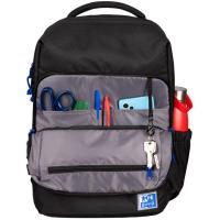 Mochila escolar negra B-Ready OXFORD, 42x30 cm