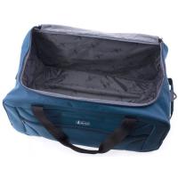 Bolso mediano de políester azul, con 2 ruedas, Explorer JOHN TRAVEL, 58x33x31 cm
