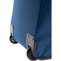Bolso mediano de políester azul, con 2 ruedas, Explorer JOHN TRAVEL, 58x33x31 cm