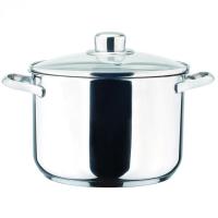 Olla Dux con tapa, acero inoxidable, apta para todo tipo de cocinas MAGEFESA, Ø20 cm