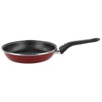 Sartén Praga, acero esmaltado rojo, apta para todo tipo de cocinas MAGEFESA, Ø26 cm