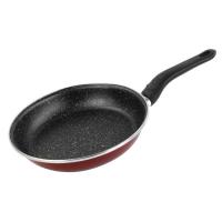 Sartén Praga, acero esmaltado rojo, apta para todo tipo de cocinas MAGEFESA, Ø28 cm