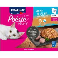 Sobre gelatina gato delice POESIE, bolsa 6x85 g