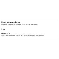 Roedor heno BIOZOO, paquete 1 kg