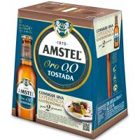 AMSTEL ORO 0,0 garagardoa, sorta 6 botila 25 cl