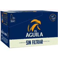 EL AGUILA iragazi gabeko garagardoa, sorta 12x33 cl
