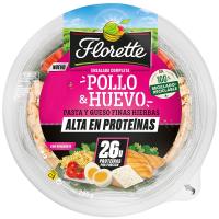 Ensalada completa de pollo, huevo y pasta FLORETTE, bowl 295 g