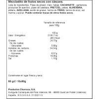 CHURRUCA PASARRATOS fruitu lehorren nahasketa, poltsa 80 g
