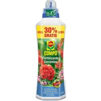 Fertilizante líquido para geranios COMPO, 1,3 litros