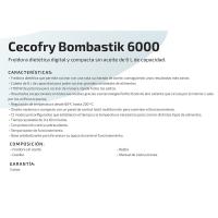 Freidora de aire sin aceite, dígital, 1700W, 6 litros, Bombastik 6000 CECOTEC