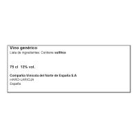 Vino Blanco Viura Seco Rioja CUNE, botella 75 cl