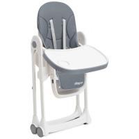 Trona 7 plegable Gris INTERBABY Fácil plegado con dos clicks. Respaldo con 3 posiciones de reclinación y regulable en 5 alturas. Bandeja con tapa extraible apta para el lavavajillas. 4 ruedas para una mejor movilidad. Tejido acolchado y de fácil limpieza.