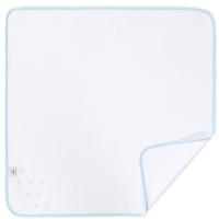 Gasa bordada puntos azules, 100% algodón, Edad rec: +0 meses INTERBABY, 60x65 cm