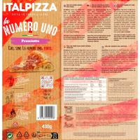 ITALPIZZA Nº1 Prosciutto pizza, kutxa 430 g
