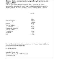 Leche desnatada sin lactosa PULEVA BUENAS NOCHES, brik 1 litro