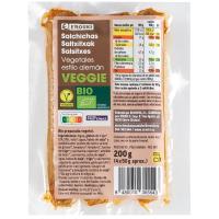 Salchicha veggie alemana EROSKI, sobre 200 g