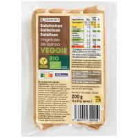 Salchicha veggie de quinoa y tofu EROSKI, sobre 200 g