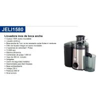 Licuadora inox boca ancha JELI1580, 400W JATA
