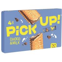 BAHLSEN Pick Up! esnedun txokolatezko galletak, kutxa 112 g