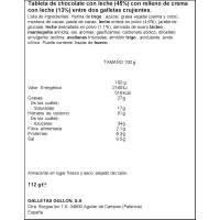 BAHLSEN Pick Up! esnedun txokolatezko galletak, kutxa 112 g