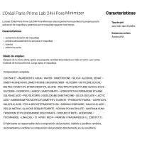 Prebase prime lab pore minim L`OREAL, pack 1 ud