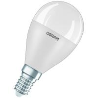Bombilla Led E14 esférica 7W luz neutra (4000k) OSRAM, 1 ud