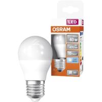 Bombilla Led esférica E27 4,9W luz neutra (4000k) OSRAM, 1 ud
