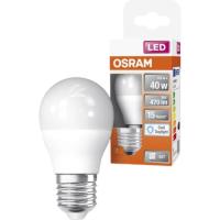 Bombilla Led esférica E27 4,9W luz fría (6500k) OSRAM, 1 ud