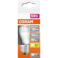 Bombilla Led esférica E27 7W luz cálida (2700k) OSRAM, 1 ud