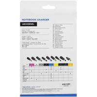 Cargador universal para portátil negro, 90 W, CHNB19V90 TNB