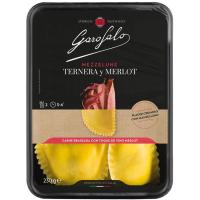 Mezzelune de ternera y merlot GAROFALO, bandeja 230 g