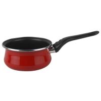 Cazo Praga de acero esmaltado rojo, apto para todo tipo de cocinas MAGEFESA, Ø12 cm