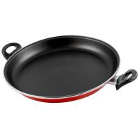 Paellera Praga, acero esmaltado rojo, apta para todo tipo de cocinas MAGEFESA, Ø34 cm