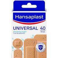 Apositos surtido universal res. al agua HANSAPLAST, caja 40 uds