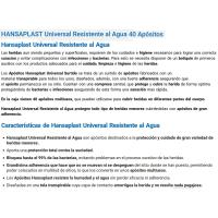 Apositos surtido universal res. al agua HANSAPLAST, caja 40 uds